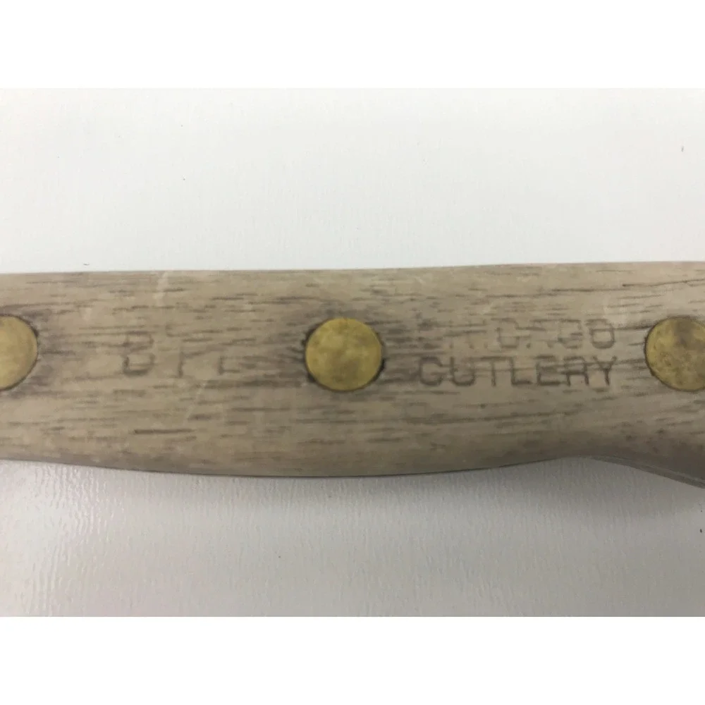 Chicago Cutlery BT7 Serrated Bread Knife Walnut Wood Handle Kitchen Utensil 7